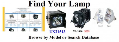 Click to Browse Lamps or Search by Model